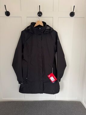NEW Helly Hansen Aden Long Jacket, Rain Coat, Ladies spring fall, trench